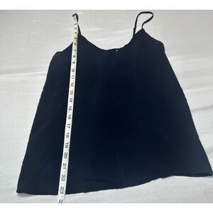 Old Navy Navy Blue Button Back Split Hem Cami Top XS NWT